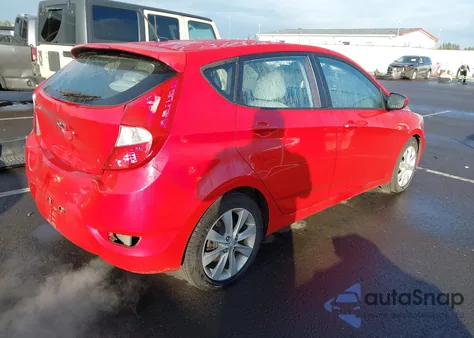 2012 Hyundai Accent Se из США, поврежденный, VIN KMHCU5AE4CU048912